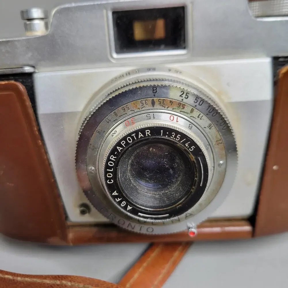 Solina Pronto AGFA Camera Leather Case Argus Exposure Meter Adams Flash Germany